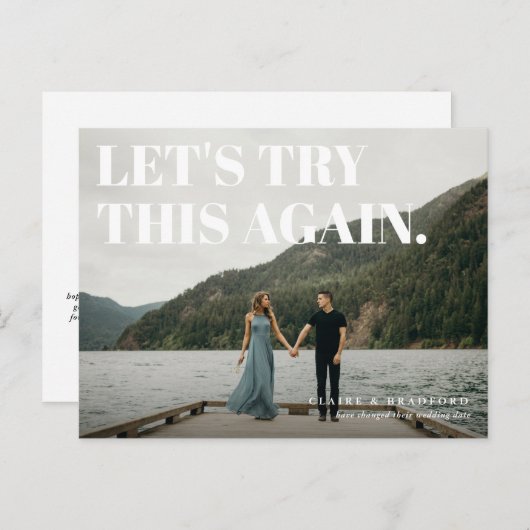 新しはっきりしたい日救付の生意気な 案内ポストカード (正面/裏面)