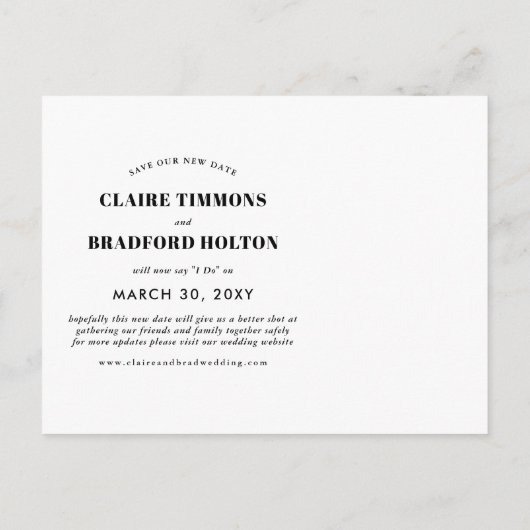 新しはっきりしたい日救付の生意気な 案内ポストカード (裏面)