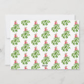 新しエレガント結婚い水彩写真カード シーズンカード (裏面)