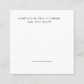 新しカッコいいい場所!ポストカード エンクロージャーカード (裏面)