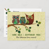 新しカラフルいア芸術的ドレスの管理 案内ポストカード (正面/裏面)