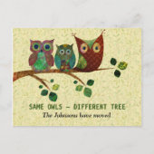 新しカラフルいア芸術的ドレスの管理 案内ポストカード (正面)