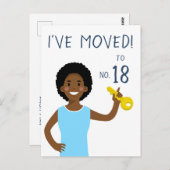 新しパーソナライズされたい住所 ポストカード (正面/裏面)