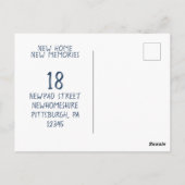 新しパーソナライズされたい住所 ポストカード (裏面)