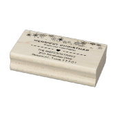 新しメリーい住所からのクリスマス ラバースタンプ (スタンプ)