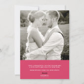 新しメリーい結婚したホリデー・フォト・カード シーズンカード (裏面)