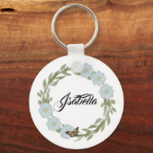 新しモダンいフローラ キーホルダー (正面)