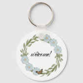 新しモダンいフローラ キーホルダー (裏面)