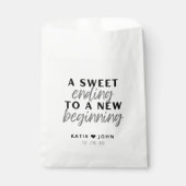 新しモダンい始まりの甘い結末結婚 フェイバーバッグ (正面)