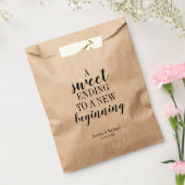 新しモダンい始めの甘い結末結婚 フェイバーバッグ (封をした状態)