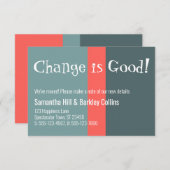 新し予測できないアドレスカラフルカード ノートカード (正面/裏面)