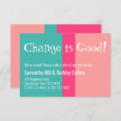 新し予測できないアドレスカラフルカード ノートカード (正面/裏面)