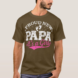新し動揺していパ誇りを持ったパをジェンダーが明かすギャルだ Tシャツ