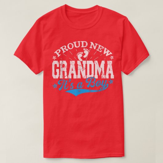 新し動揺してい誇りを持ったおばあちゃんの登場 Tシャツ (デザイン正面)