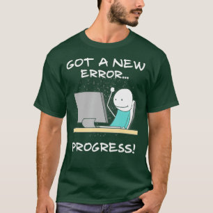 新し得いエラー進行プログラマコおもしろいーダ Tシャツ