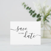 新し救い日付のソーシャル·ディスナンシング日付を保存 案内ポストカード (スタンド正面)