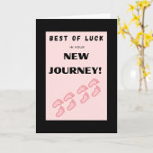 新し最高のい旅に幸運を！- カード (黄色い花)