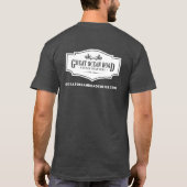 新し焼かれたコーヒー Tシャツ (裏面)