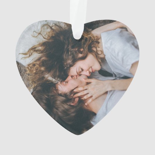 新し結婚い初めてのクリスマスの写真 オーナメント (裏面)