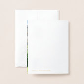 新し結婚い感謝してい手で愛する夫婦 箔カード (裏面封筒付き)