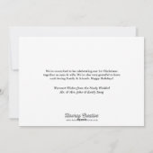 新し結婚したいメリークリスマスカード シーズンカード (裏面)