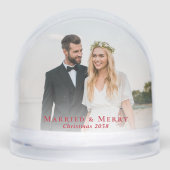 新し結婚したいメリー写真クリスマス (正面)