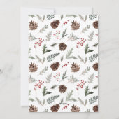 新し結婚したいメリー写真クリスマス・ホリデー シーズンカード (裏面)