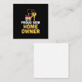 新し誇りを持ったいホーム所有者 ノートカード (正面/裏面)