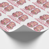 新し誇りを持ったい祖母 ラッピングペーパー (角)