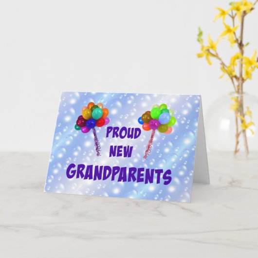 新し誇りを持ったい祖父母 カード (黄色い花)