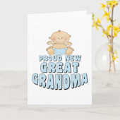 新し誇りを持った素晴らしいおばあちゃんTシャツ カード (黄色い花)