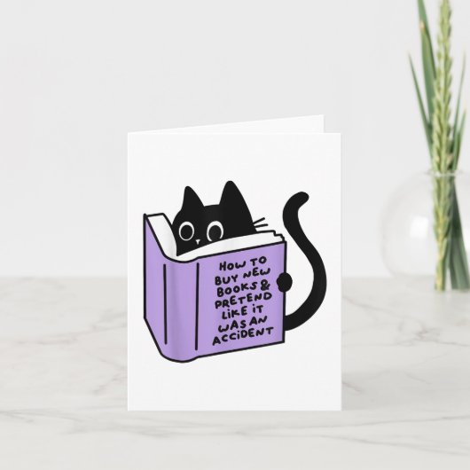 新し買い本の作り方&Amp；それがAnのように装う カード (正面)