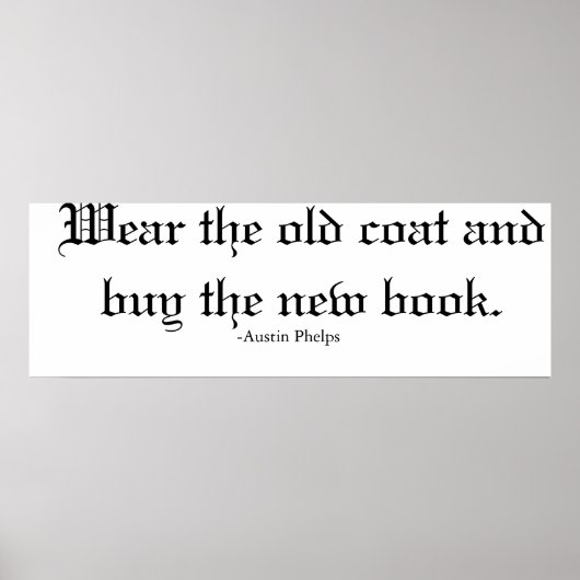 新し買い本。 ポスター (正面)