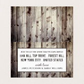 新し食べいホームを飲む、住所カードの変更 名刺 (内部フラット)