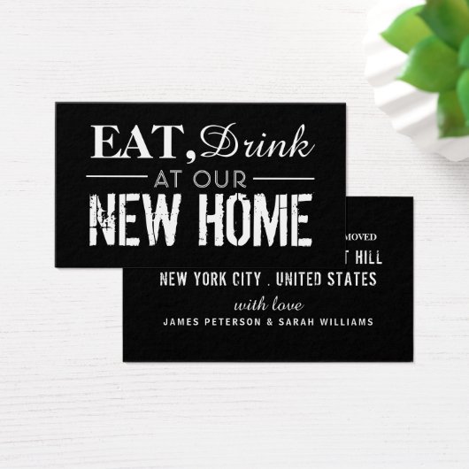 新し食べい家で飲む,住所カードの変更 (デスク)