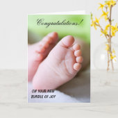 新たなご多幸をおめでとうございます カード (黄色い花)