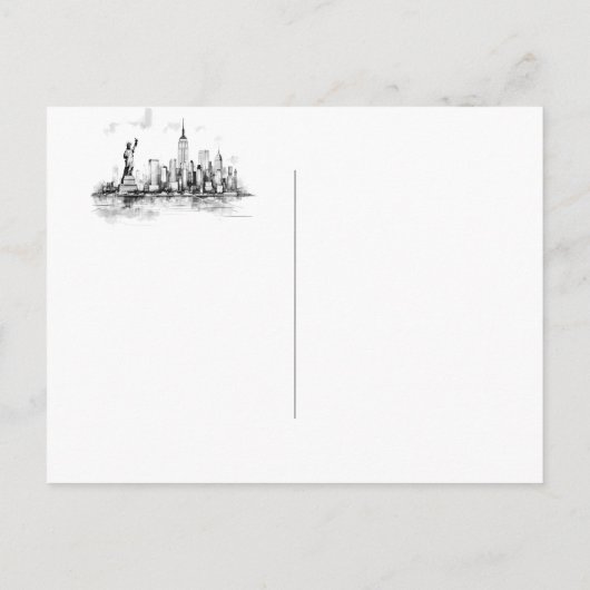 新たなスタートNYCスカイラインの動きのお知らせ 案内ポストカード (裏面)