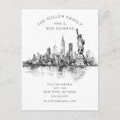 新たなスタートNYCスカイラインの動きのお知らせ 案内ポストカード (正面)