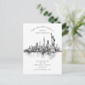 新たなスタートNYCスカイラインの動きのお知らせ 案内ポストカード (スタンド正面)