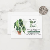 新たなルーツの動きについての発表を行った ノートカード (正面/裏面インサイチュ)