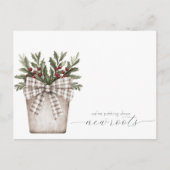 新たなルーツを引っ越す発表 ポストカード (正面)