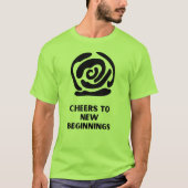 新たな始まりを応援 Tシャツ (正面)