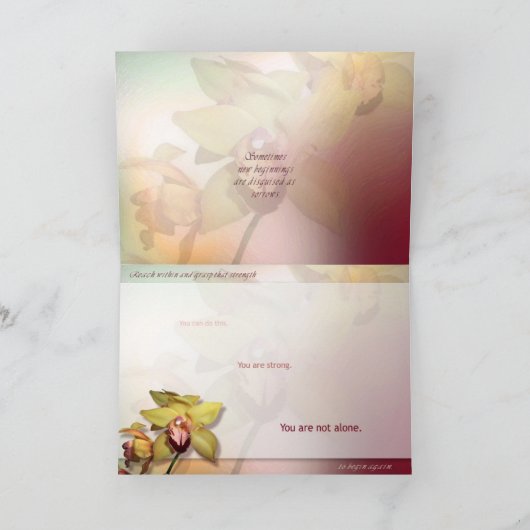 新たな始まり カード (内部)