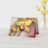 新たな始まり カード (黄色い花)