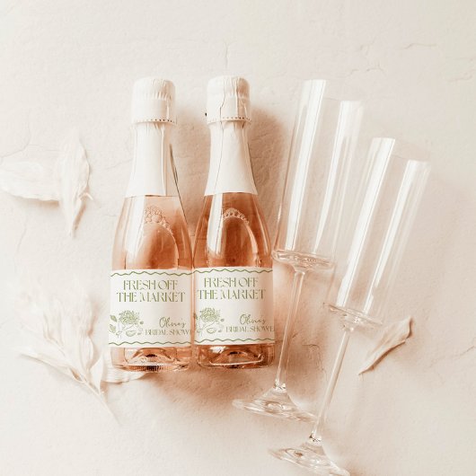 新たな市場からのブライダルシャワー支援 スパークリングワインラベル