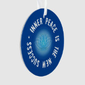 新たな成功引用文 オーナメント (正面)