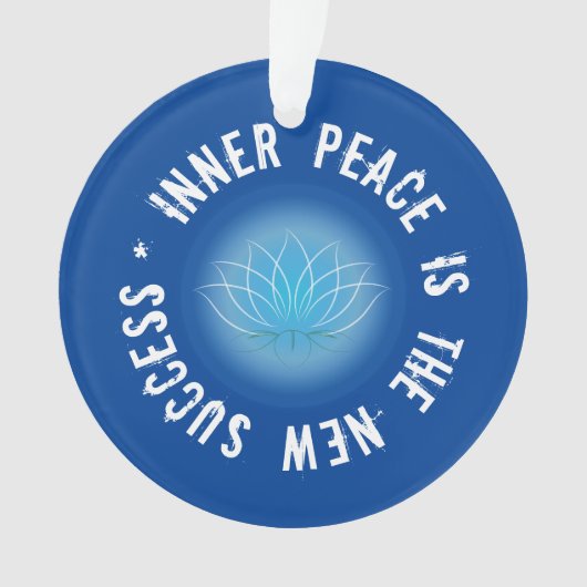 新たな成功引用文 オーナメント (正面)