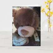 新たな養子おめでとう カード (黄色い花)