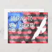 新たな高さに急上昇する 招待状 (正面/裏面)