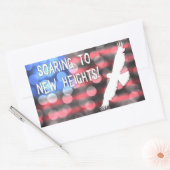 新たな高さに急上昇する 長方形シール (封筒)